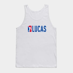 Lucas NBA Basketball Custom Player Your Name T-Shirt Tank Top